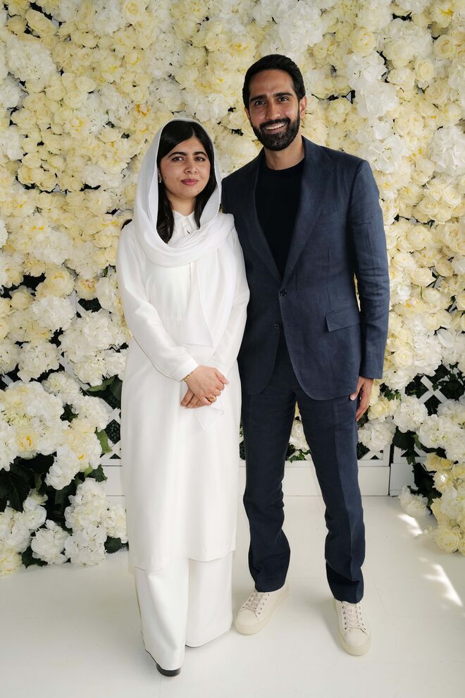 Malala Yousafzai e Asser Malik