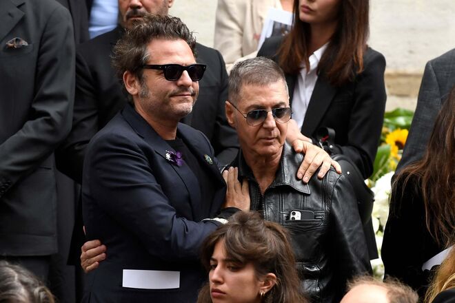 Matthieu Chedid e Etienne Daho, cantores franceses.