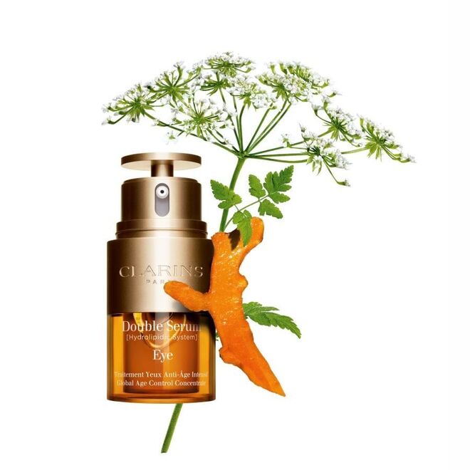 Sérum Double Serum Eye de tratamento antienvelhecimento intensivo para os olhos, €80, Clarins.