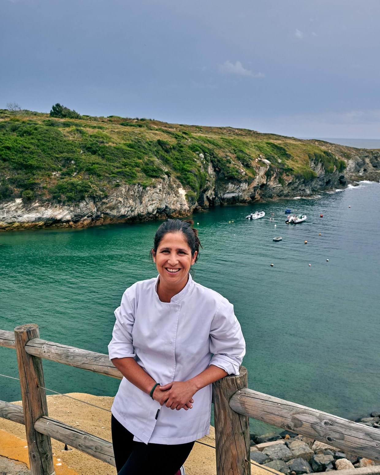 Ana Moura, chef e proprietária do Lamelas, em Porto Covo.