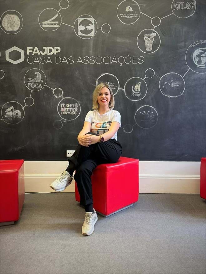 Daniela Leal, presidente da It Gets Better Portugal.
