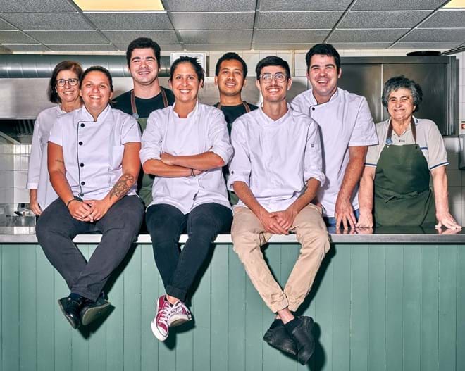 Equipa do Lamelas, em Porto Covo.