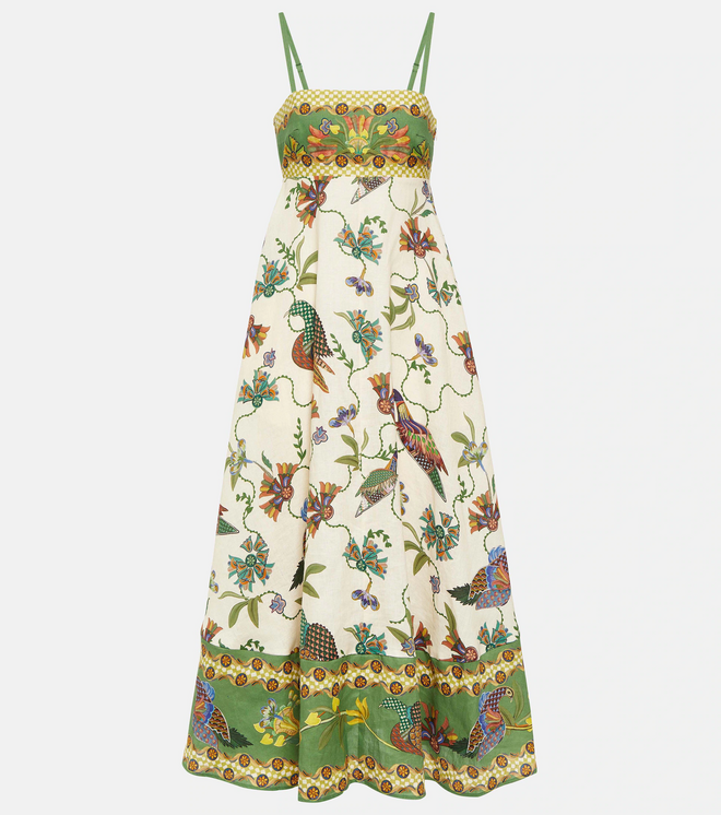 Vestido, €475, Alémais, em mytheresa.com