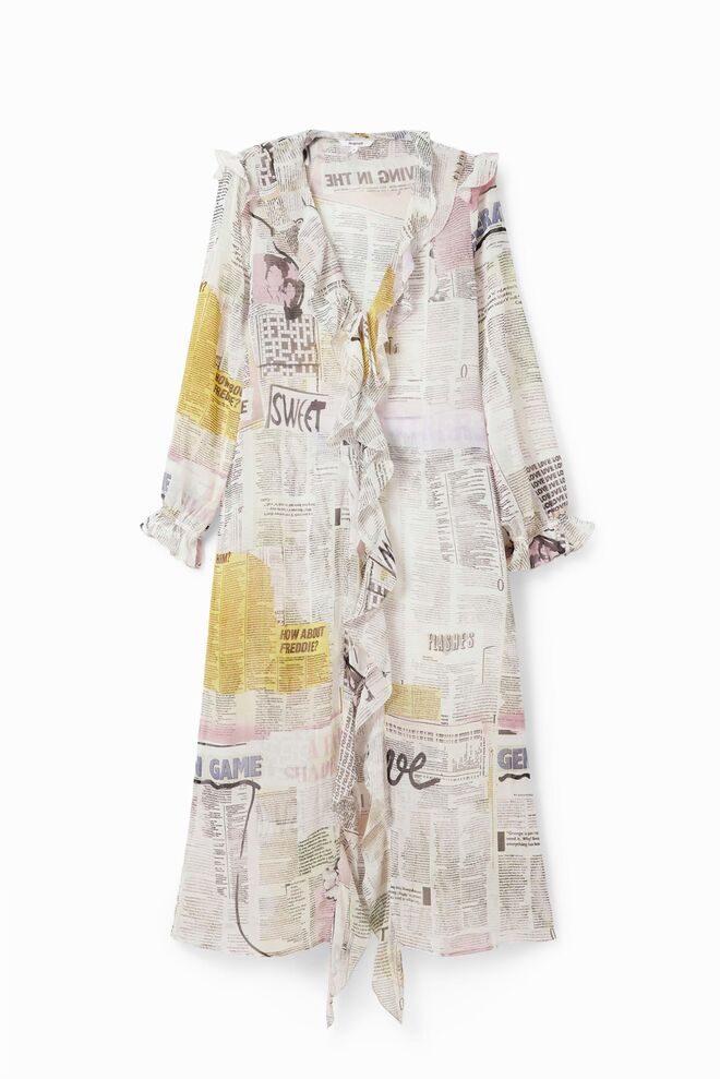 Vestido em crepe, €89,95, Desigual.
