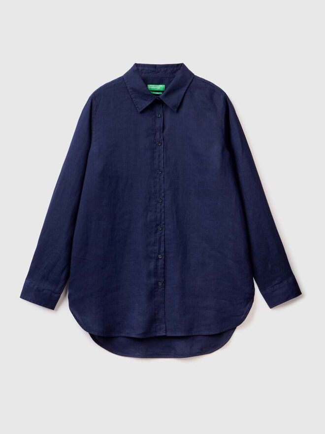 Camisa em algodão, €69,95, Benetton.