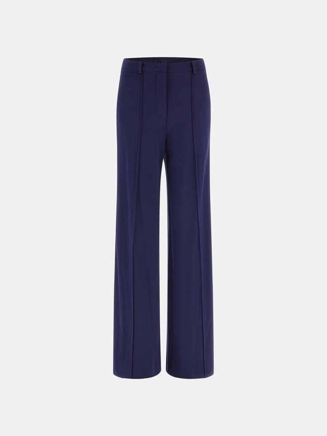 Calças em crepe, €99, Guess.