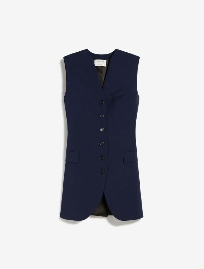 Colete em lã, €529, Sportmax.