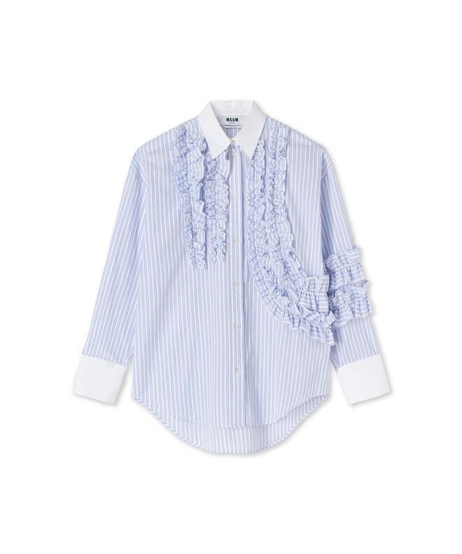 Camisa em algodão, €345, MSGM.