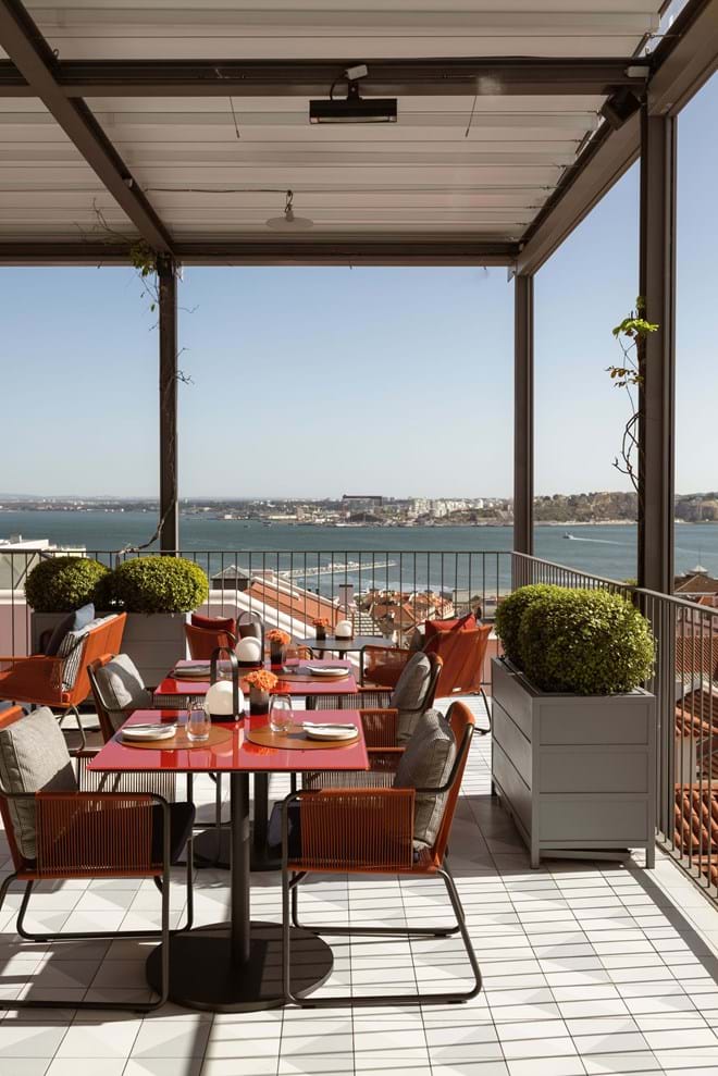 BAHR&Terrace, no Bairro Alto Hotel