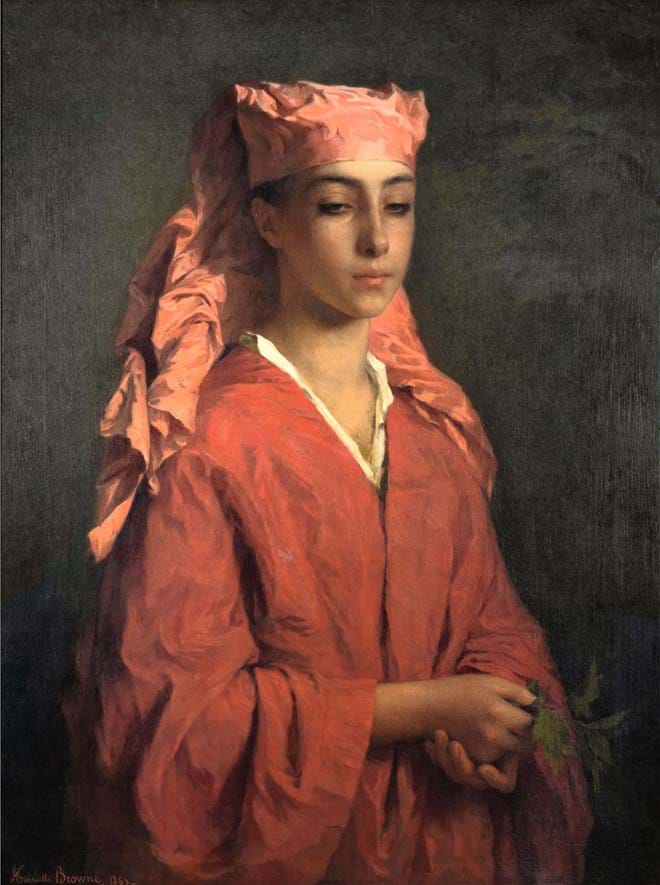 The North African Fellah, 1827 de Henriette Browne