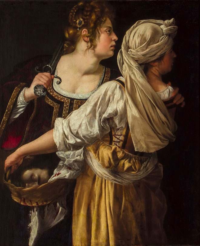 Judith and her Maidservant, 1618-19 de Artemisia Gentileschi