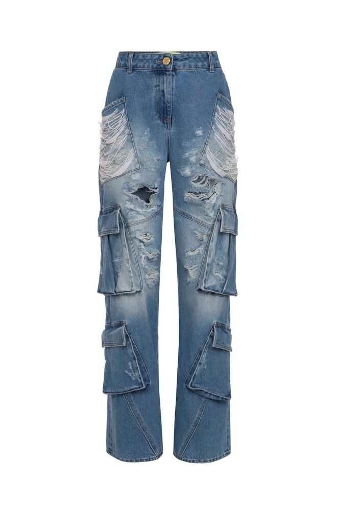 Calças, €769, Elisabetta Franchi