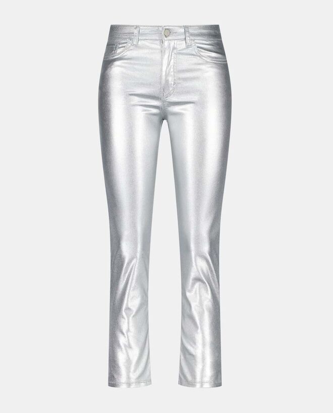 Calças em polipele, €45,99, Green Coast em El Corte Inglés