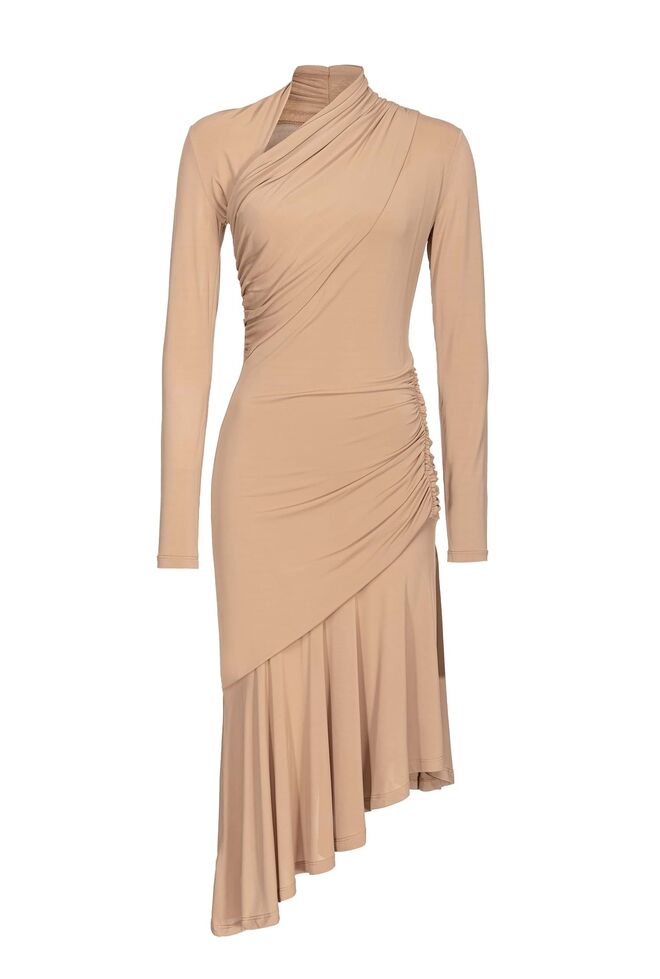 Vestido em malha, €385, Pinko.