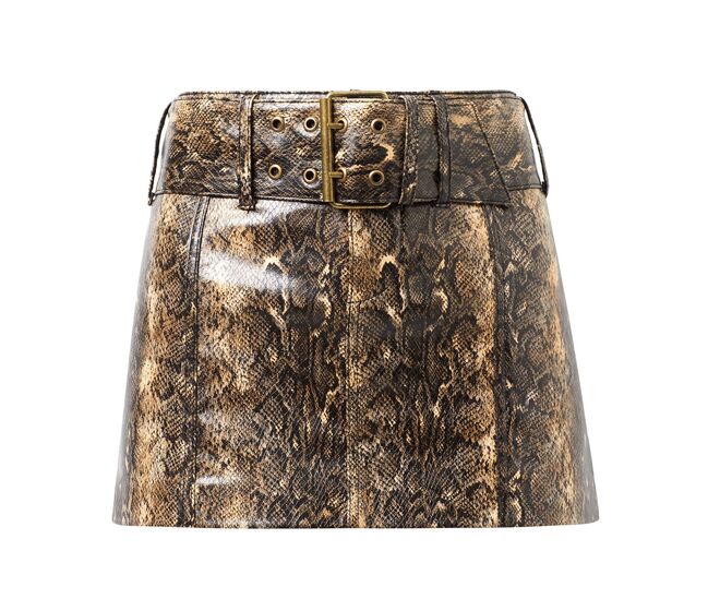 Saia em polipele, €29,99, Mango.