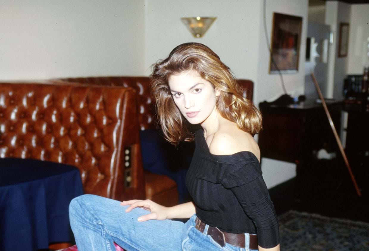 Cindy Crawford nos anos 90.
