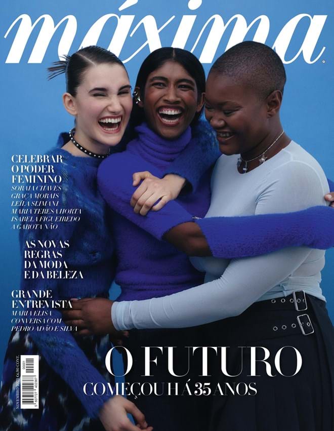 Uma das capas da Máxima que celebra o 35º aniversário.