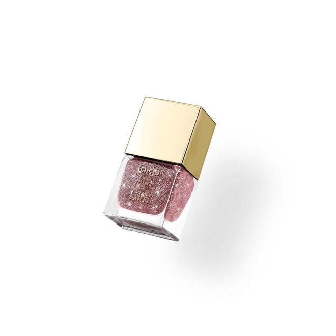 Verniz Holiday Première Glittery, no tom Polished Pink, €6,99, Kiko Milano