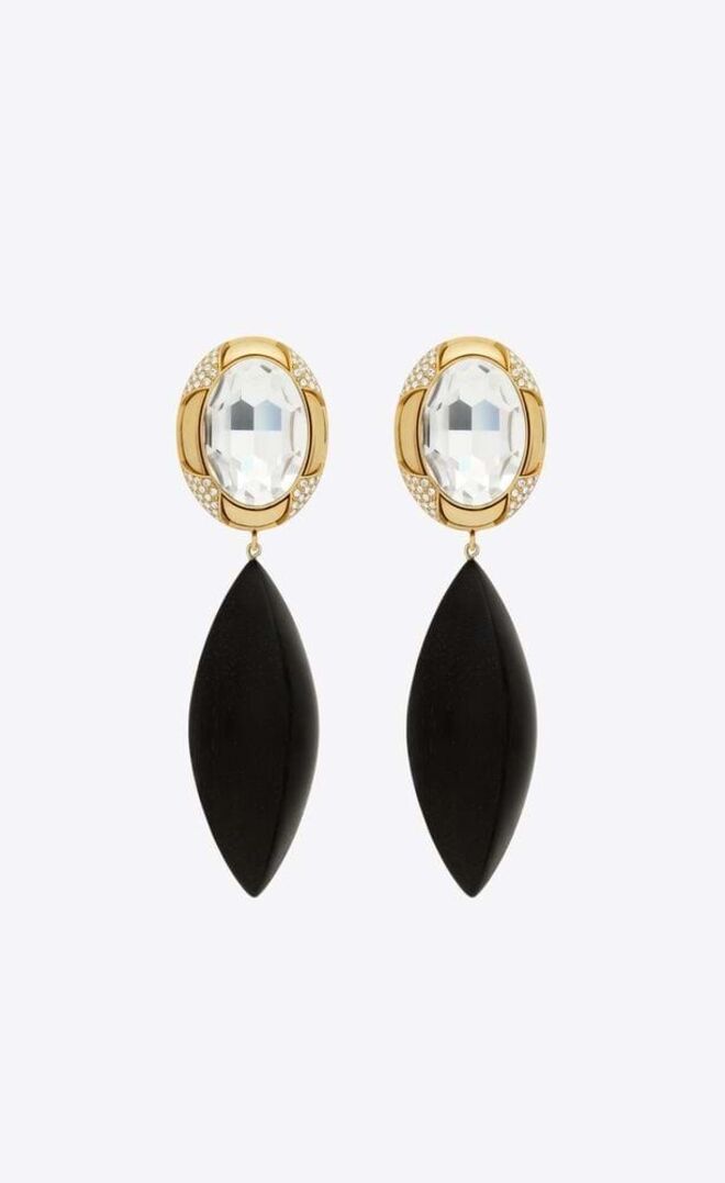 Brincos, €1390, Saint Laurent