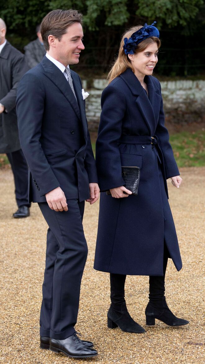 A Princesa Beatriz e o marido, Edoardo Mapelli Mozzi.