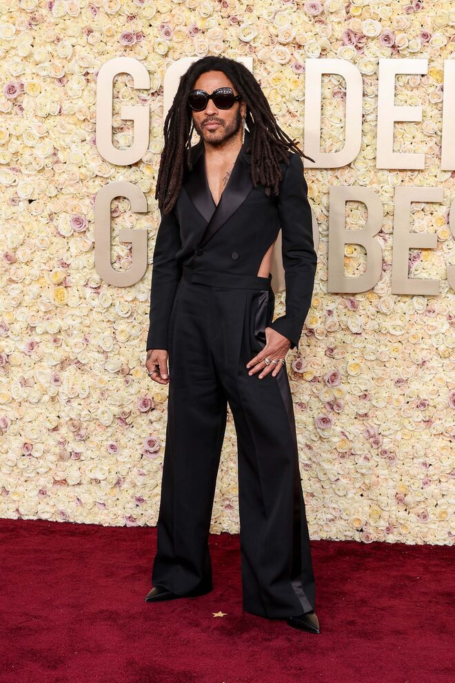 Lenny Kravitz em Alexander McQueen.