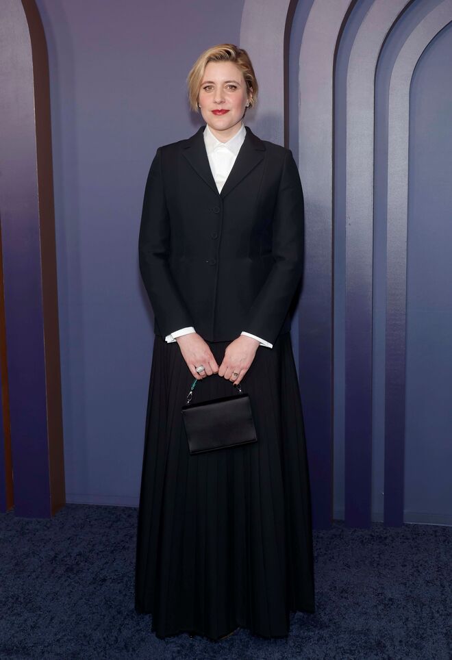 Greta Gerwig em Dior.