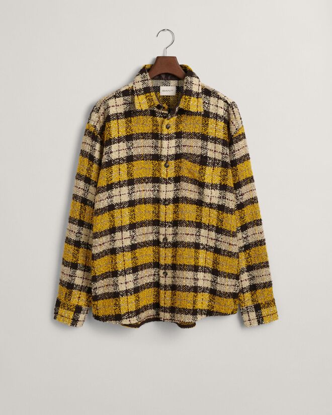 Camisa em bouclé, agora €129, Gant.