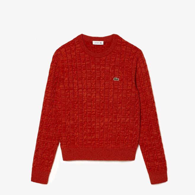 Camisola em lã, €180 , Lacoste.