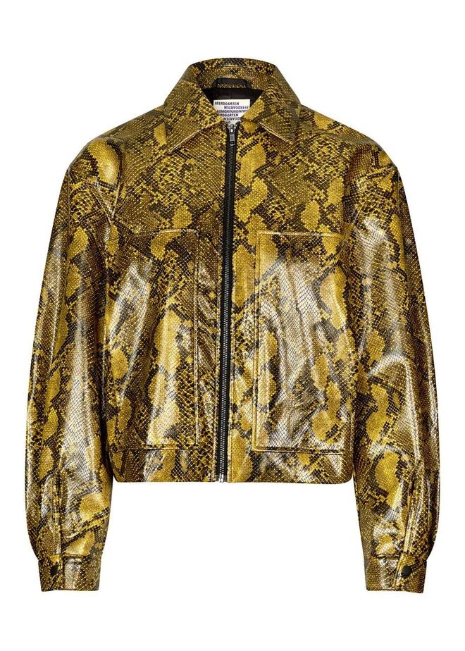 Casaco em vinil, agora €134, Bathilde em Byflou.com.