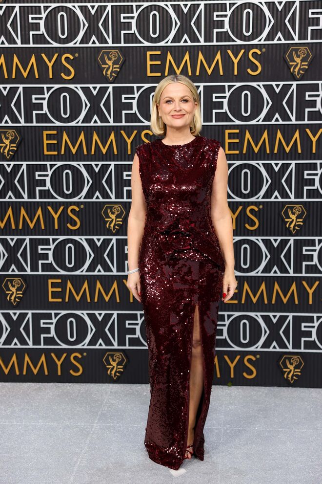  Amy Poehler em Roland Mouret.
