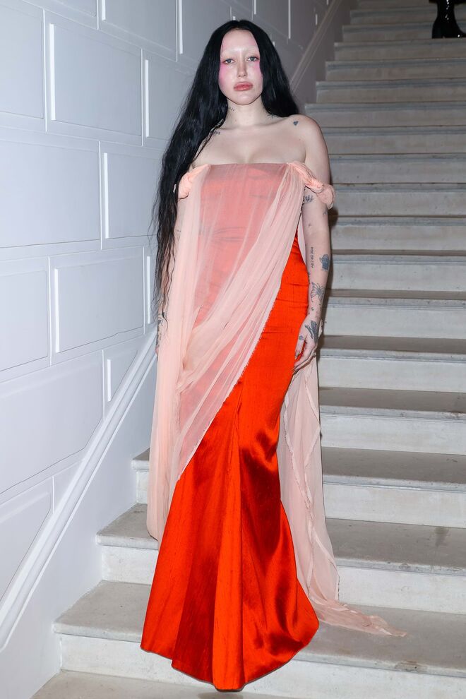 Noah Cyrus no desfile de Jean Paul Gaultier Haute Couture primavera/verão 2024.