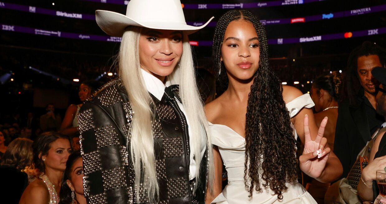 Beyoncé e Blue Ivy nos Grammys 2024