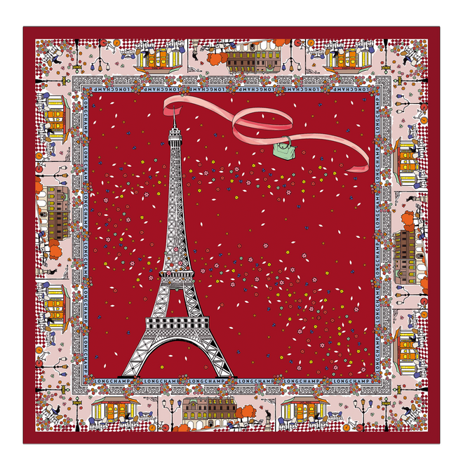 Écharpe Le Pliage in Paris, €95, Longchamp.