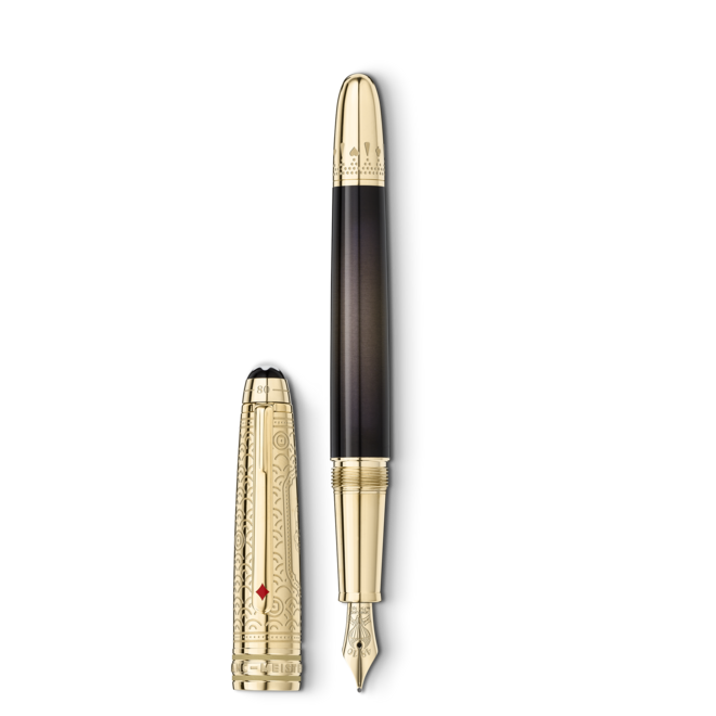 Caneta de aparo Around The World  80D Doué Classique, €1510, Montblanc.