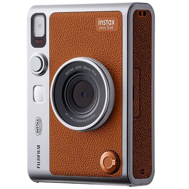 Máquina Fotográfica Instantânea, €199,99, Instax Mini Evo, Fujifilm.
