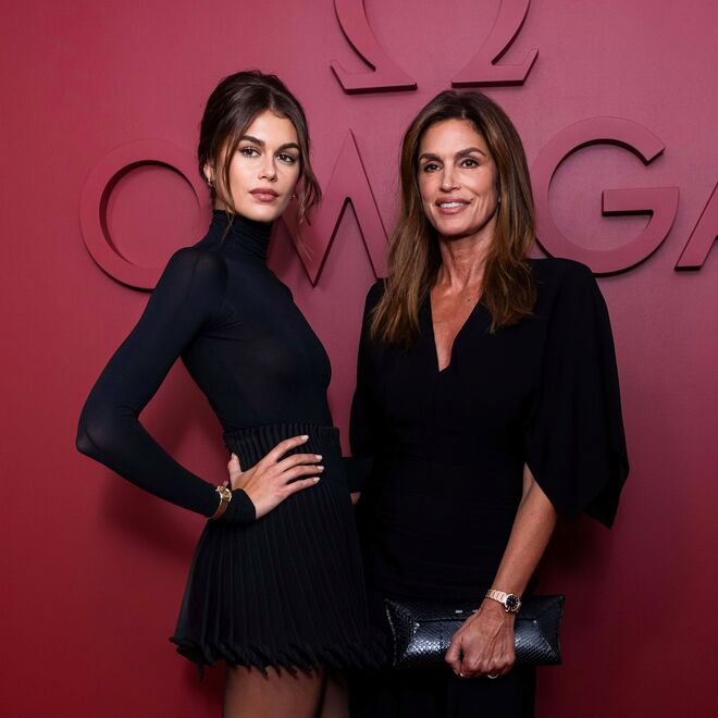 Cindy Crawford com a filha Kaia Gerber.
