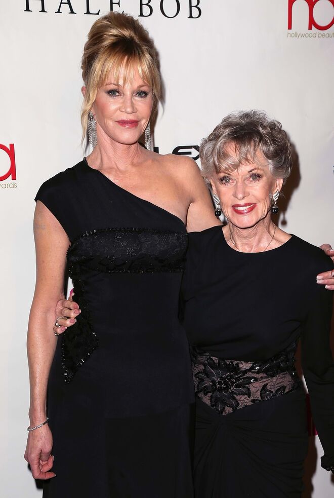 Melanie Griffith e Tippi Hedren.