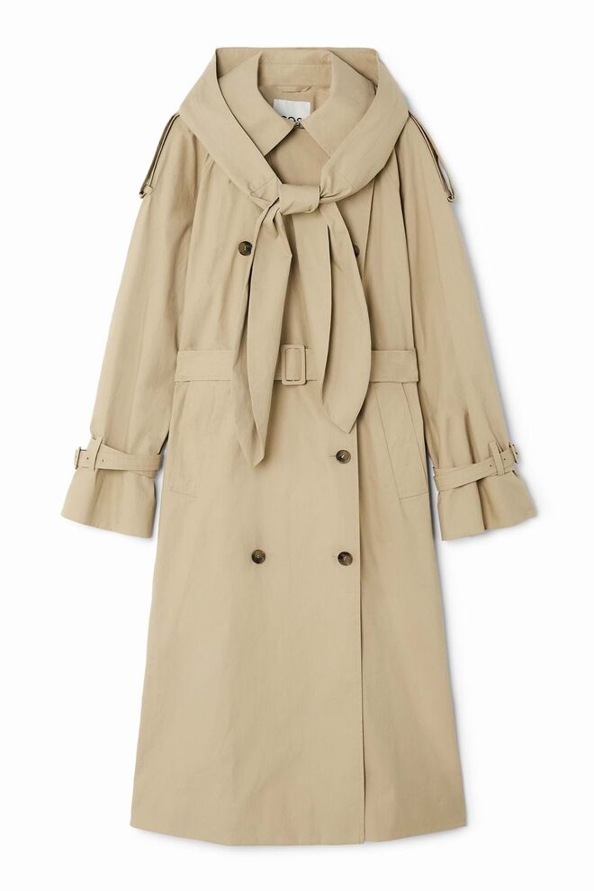 Trench Coat em algodão, €225, Cos.