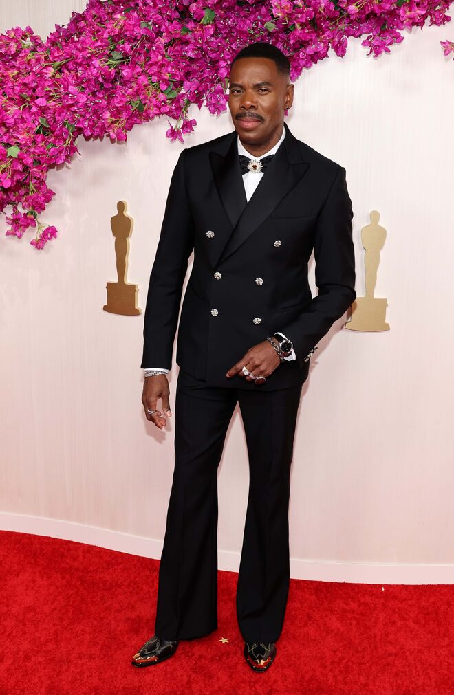 Colman Domingo em Louis Vuitton e David Yurman