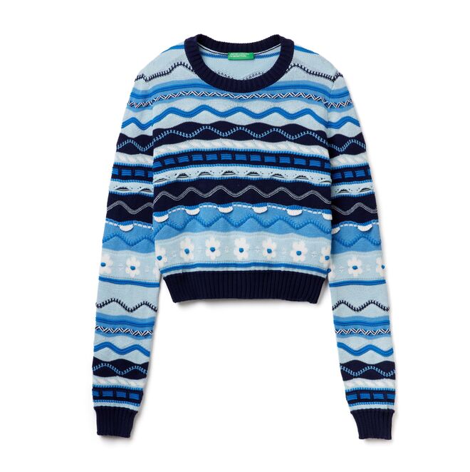 Camisola em lã, €99,95, Benetton.