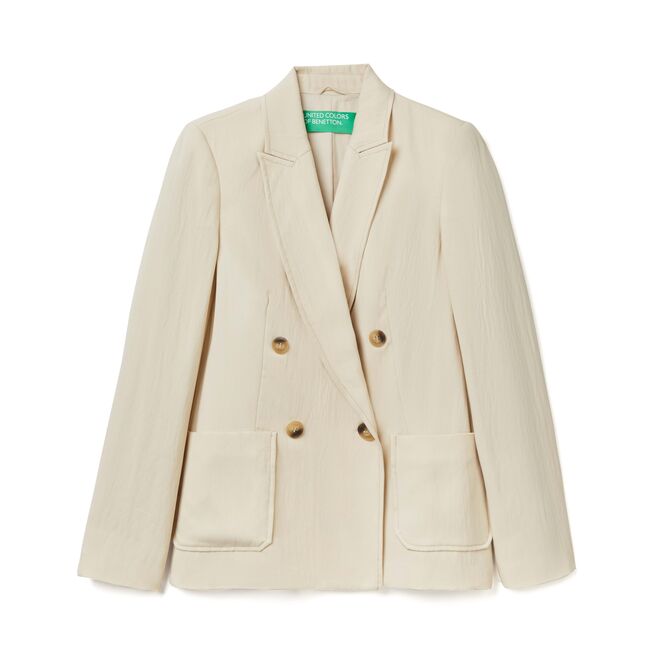 Casaco em algodão, €129, Benetton.