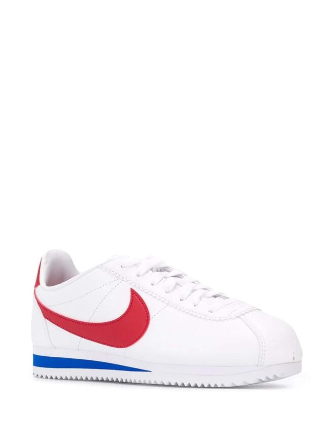 Nike Classic Cortez "White/Varsity Red" leather sneakers, €123, Nike.
