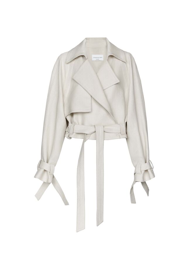 Trench-coat, €150, Victoria Beckham X Mango.
