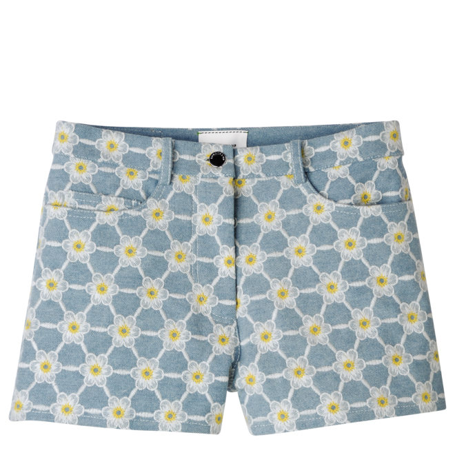 Calções, €490, Longchamp.