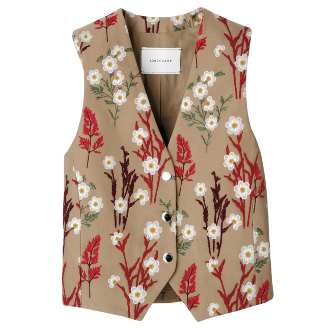 Colete, €550, Longchamp.