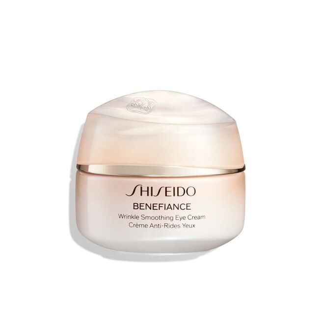 O vencedor do Prémio Rosto Perfeito  – produtos para o rosto (olhos): Benefiance Wrinkle Smoothing Eye Cream, Shiseido.