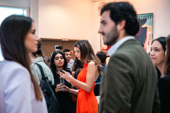 Imagens gerais do evento, com os convidados da Máxima.