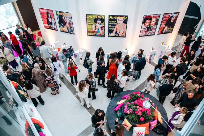 Imagens gerais do evento, com os convidados da Máxima.