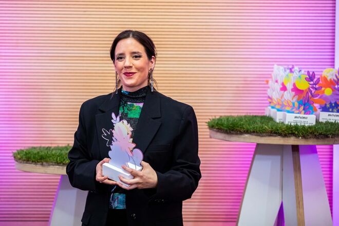 Rosário Mello e Castro a entregar os prémios.