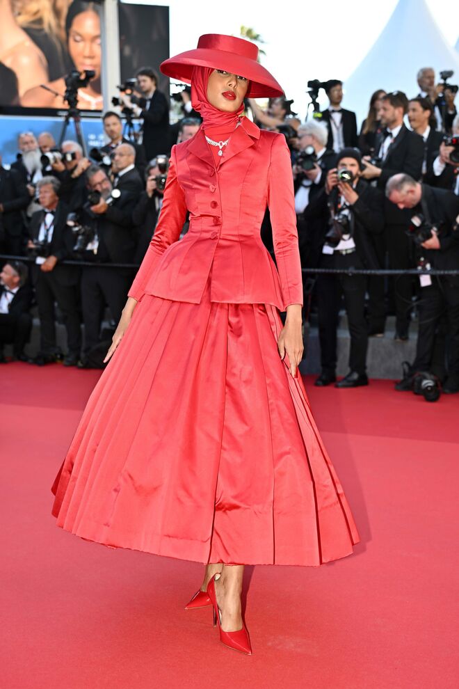 Rawdah Mohamed em Dior.